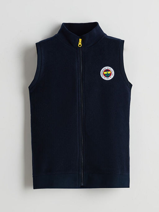 Dik Yaka Fenerbah?e Bask?l? Polar Erkek ?ocuk Yelek