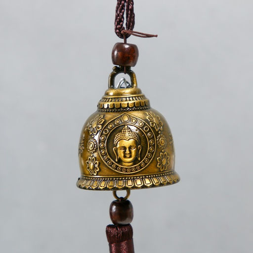 Колокольчик металл Голова Будды 4,8х4,8х32 см - Simaland фото 2
