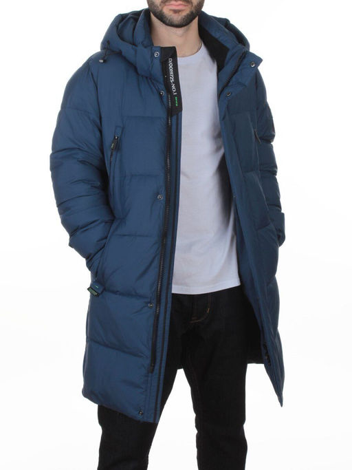 D6599 BLUE Куртка мужская зимняя (200 гр. холлофайбер)