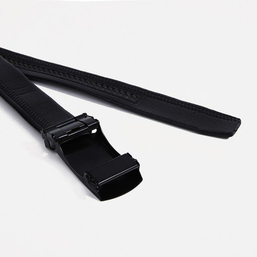 Ремень мужской, ширина 3,5 см, автомат, цвет чёрный - Simaland фото 3