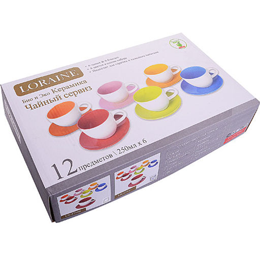 27581 Набор чашек 12пр 250мл в под/уп LR (6) - Mayer&boch фото 4