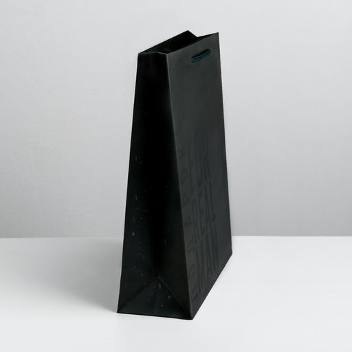 Цена за 2 шт. Пакет подарочный ламинированный, упаковка, Мужская воля, M 25.5 х 30 х 9 см