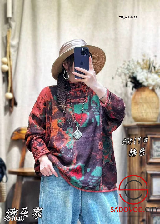 Женский свитер из 100% хлопка