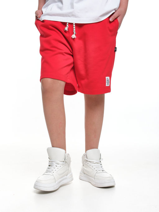 Шорты свободного кроя для мальчиков подростков 22-7639 красный - Mini maxi фото 10