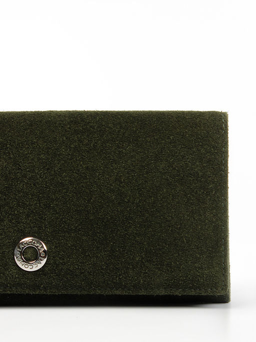 LACCOMA кошелек LA-1071-Z-темно-зеленый натуральная замша  фото 3