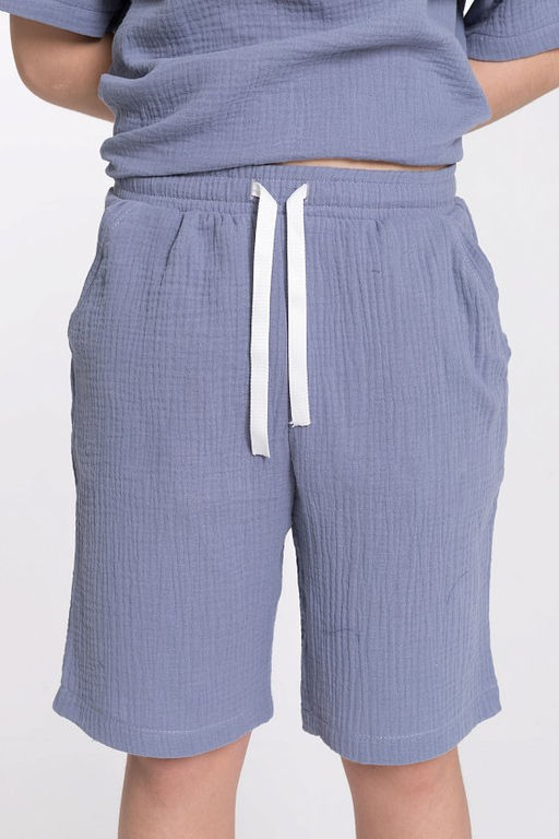Шорты М224043в Серо-голубой