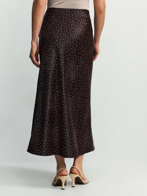 Атласная юбка миди ZR2604013505-257 / Zarina фото 5