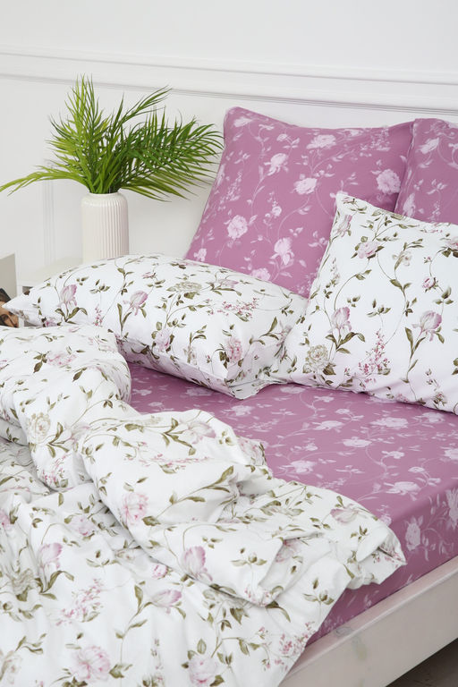 Пододеяльник поплин Пиония