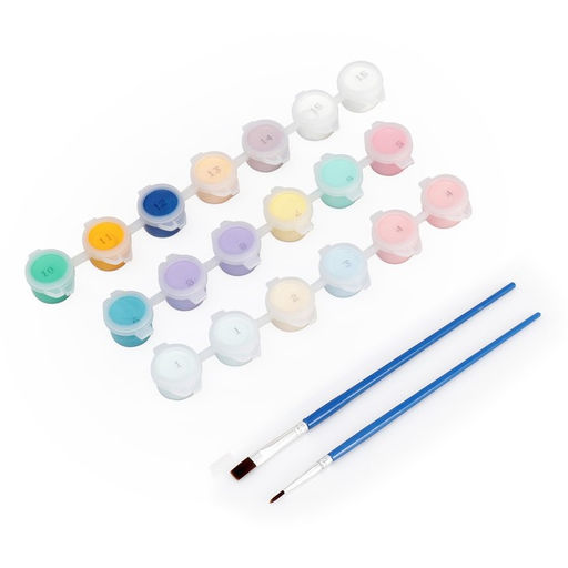 Картина по номерам на холсте с подрамником Зимнее утро, 20 30 см - Школа талантов фото 4