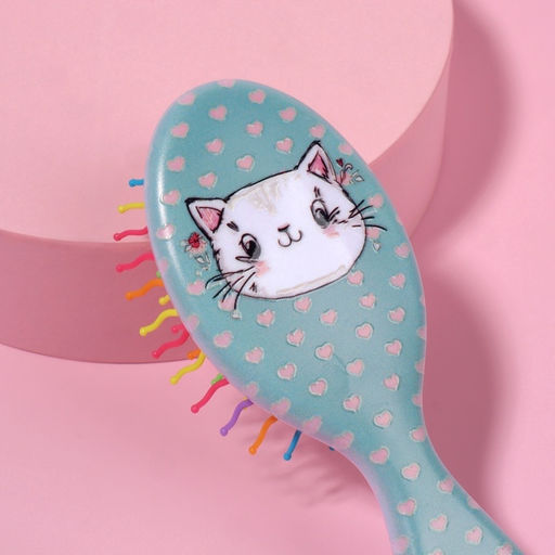 Расчёска массажная, 5.5×15(±1) см, МИКС