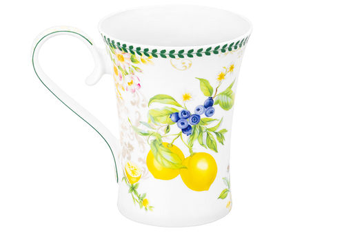 Кружка 400 мл 13*9*12 см Лимоны NEW BONE CHINA - Elan gallery фото 17