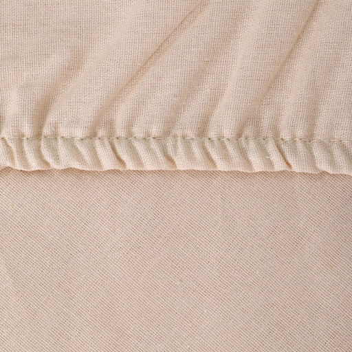 Простыня на резинке Атра 140х200х20, цвет бежевый бязь 120г/м, хлопок  фото 4
