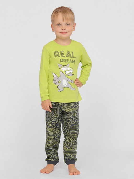 CSKB 50073-36 Комплект для мальчика (джемпер, брюки),лайм