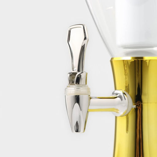 Башня пивная Gold, колба с подсветкой, 3 л, пластик, золотистая - Simaland фото 3