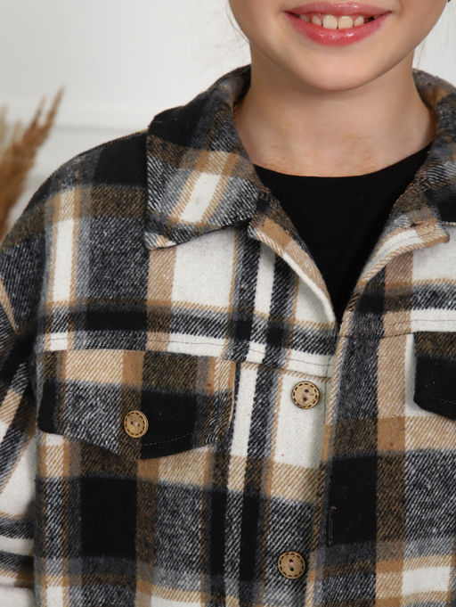 РБ012 Рубашка "Бавария" 2 (чёрный; коричневый)