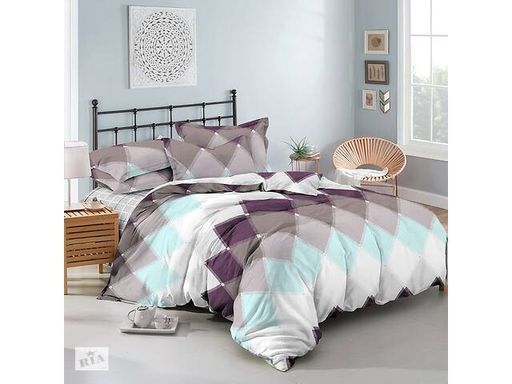 Постельное белье - Поплин Премиум 6017 Румба Евро (молния) - Luteks фото 2