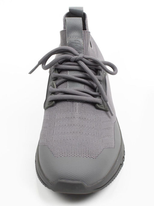 03-1000-4 GREY Кроссовки-носки мужские Снокеры (эластичный текстиль) - Фабричный китай фото 7