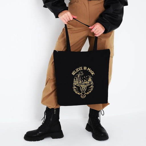 Шопер Believe in magic, на молнии, 37х32х10см