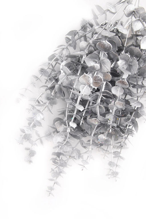 Кустик декоративный 40 см (SF-7339) серебро №6 - Больше подарков фото 2