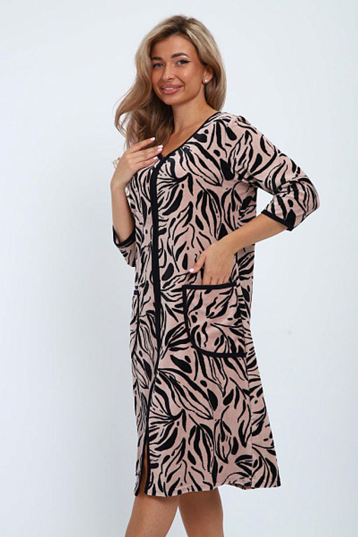 Халат велюровый на молнии (941-6) - Плиона фото 127