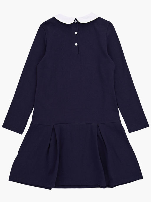 Платье для девочки в школу синее UD 7702 т.синий - Mini maxi фото 4