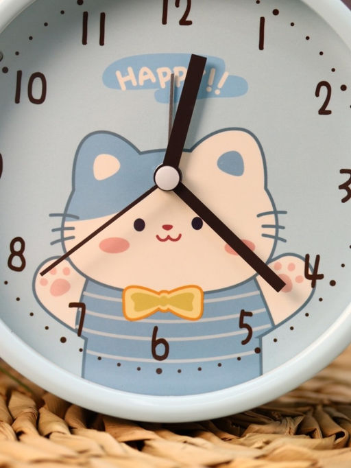 Часы-будильник Playful cat, blue