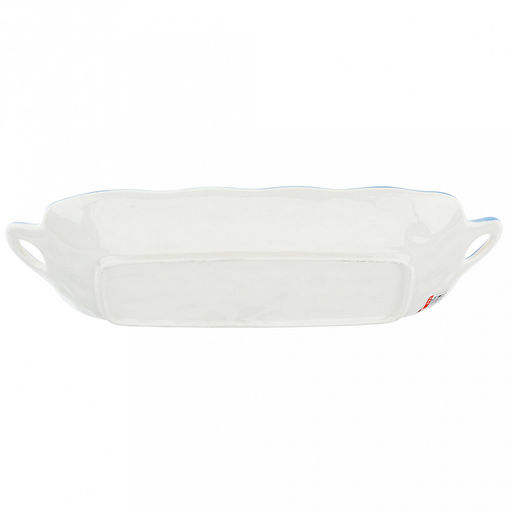 Лимония Блюдо фарфоровое 316х165х34мм, с ручками, с деколью, волнистый край, отводка (Китай) - Домашняя мода фото 5