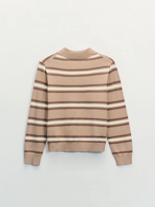 Джемпер из вискозы в полоску / Zarina  фото 8