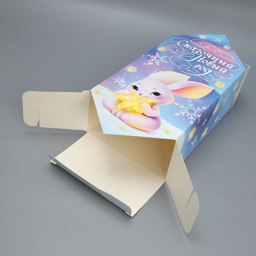 Цена за 5 шт. Сборная коробкаконфета Сказочный Новый Год, 18 28 10 см - Дарите счастье фото 3