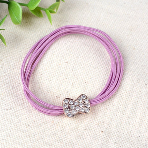 Резинка для волос / YIW-63 /уп 100/ (Голубой) - ГалеонТрейд фото 3