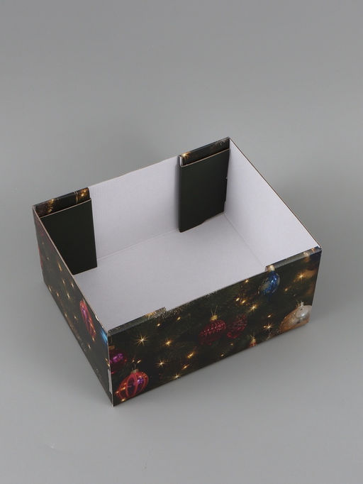 Коробка складная, с крышкой, "С Новым годом", 31 х 25,5 х 16 см, Мосфильм, Бриллиантовая рука   1100
