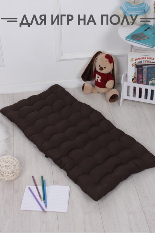 Подушка на стул со спинкой матрас подушка для кресла, 85х42х5 см на резинке и с завязками - Bio-line фото 55