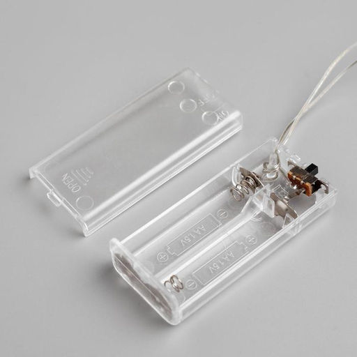 Светодиодная фигура «Ёлочка» 7×21×7 см, акрил, 20 LED, батарейки ААх2 (не в комплекте), свечение белое