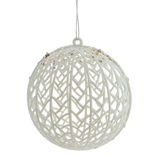 Украшение новогоднее "Шар", D 10 см, L10 W10 H11 см