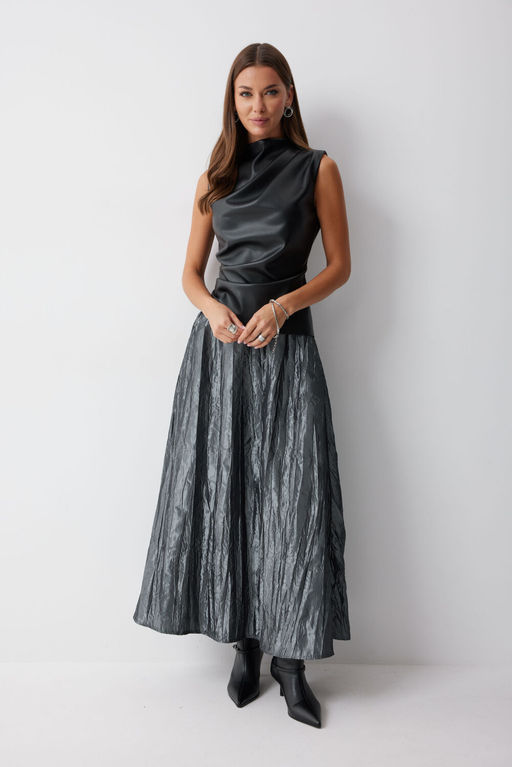 Юбка LYUSHe 4215 серебро