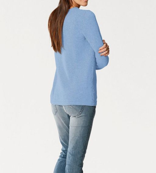 Пуловер, голубой - Patrizia dini фото 4