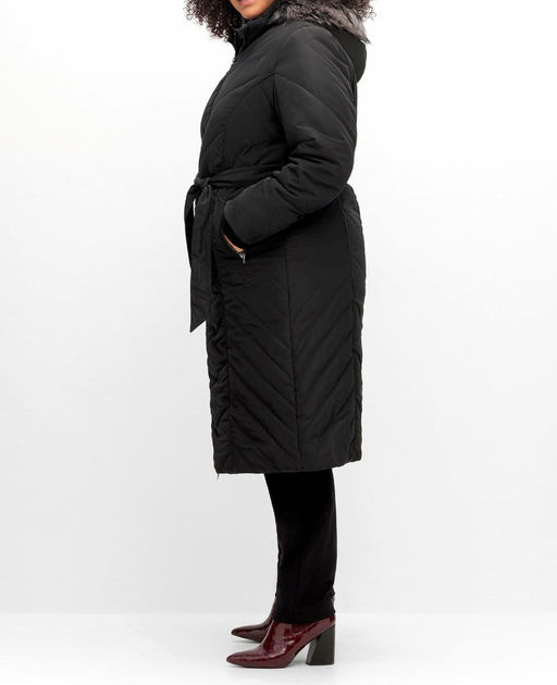 Пальто, черное - Sheego фото 5