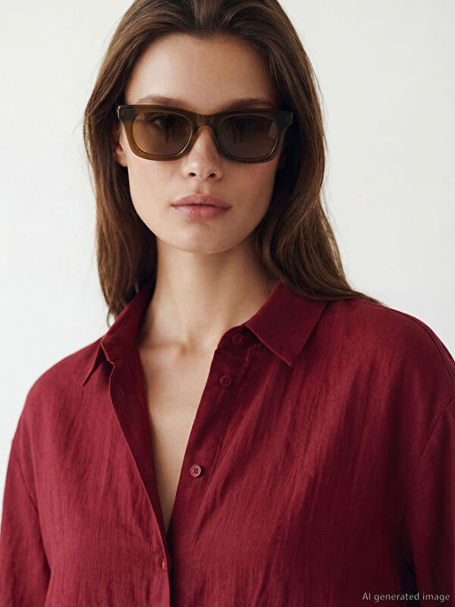 ?izgili Kad?n G?mlek Tunik