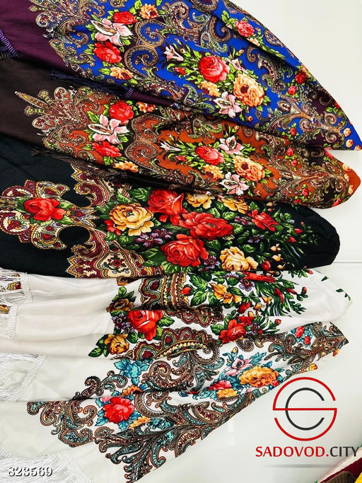 Российские платки с рисунком - Bruno фото 2