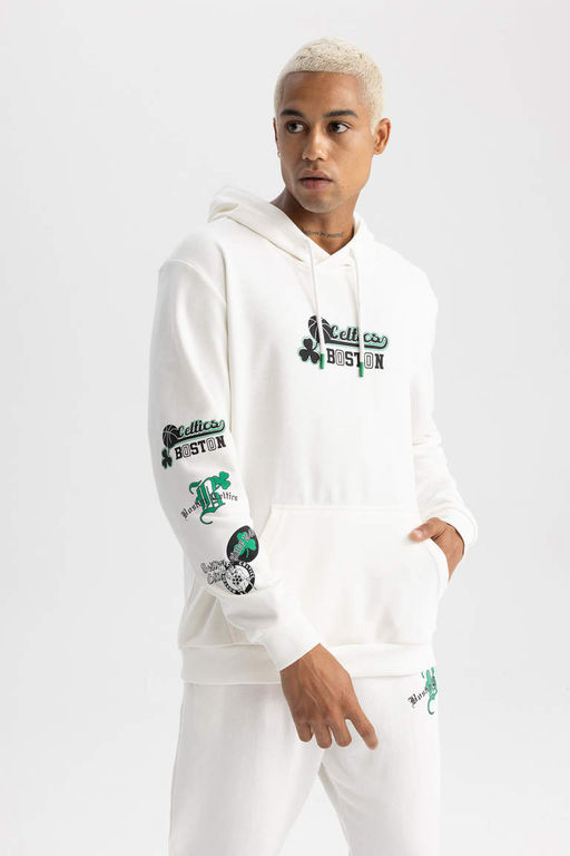 DeFactoFit Толстовка стандартного кроя с капюшоном NBA Boston Celtics  фото 4