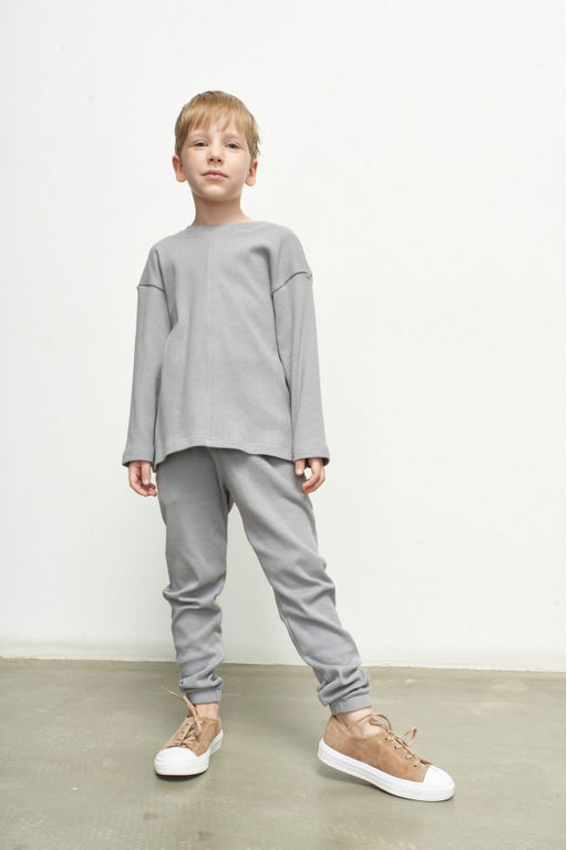 Лонгслив детский Home Light Grey