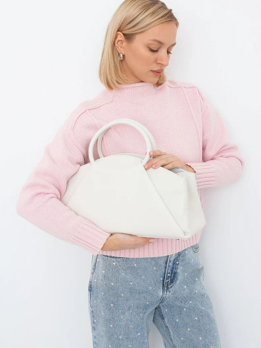 Сумка 1009M white Polina&Eiterou