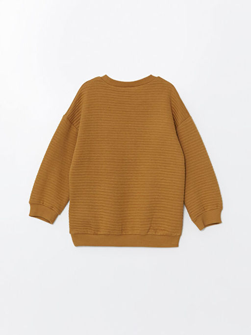 Bisiklet Yaka Basic Erkek Bebek Sweatshirt - Waikiki фото 3