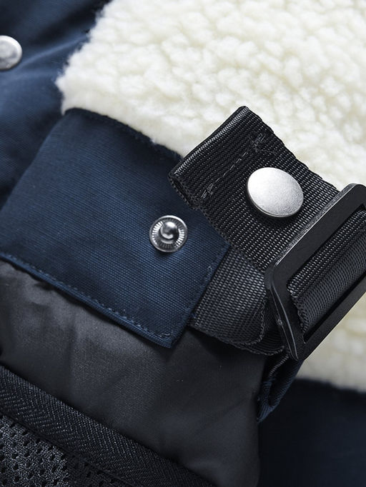 Парка зимняя подростковая для мальчика темно-синего цвета 9341TS - Valianly фото 7