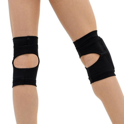 Наколенники для гимнастики и танцев Grace Dance, с уплотнителем, р. S, 7-10 лет, цвет чёрный  фото 6