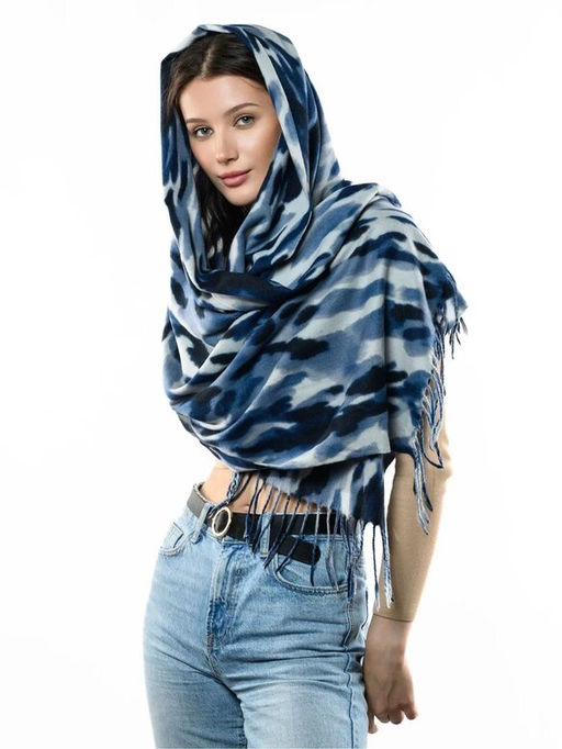 Яркий палантин с анималистичным принтом - Pretty mania фото 7