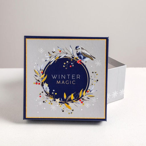 Набор подарочных коробок 6 в 1 Новогодний, 10.2 х 10.2 х 6 см - 20 х 20 х 11 см - Дарите счастье фото 5