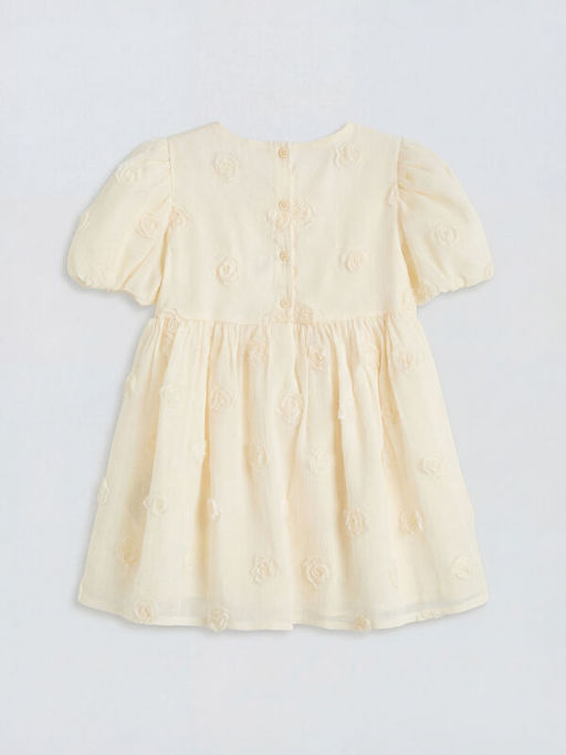 ?i?ek Kabartmal? K?z ?ocuk Elbise