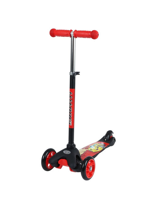 Самокат GRAFFITI Drive, колёса PU 110/75 мм, ABEC 7, красный