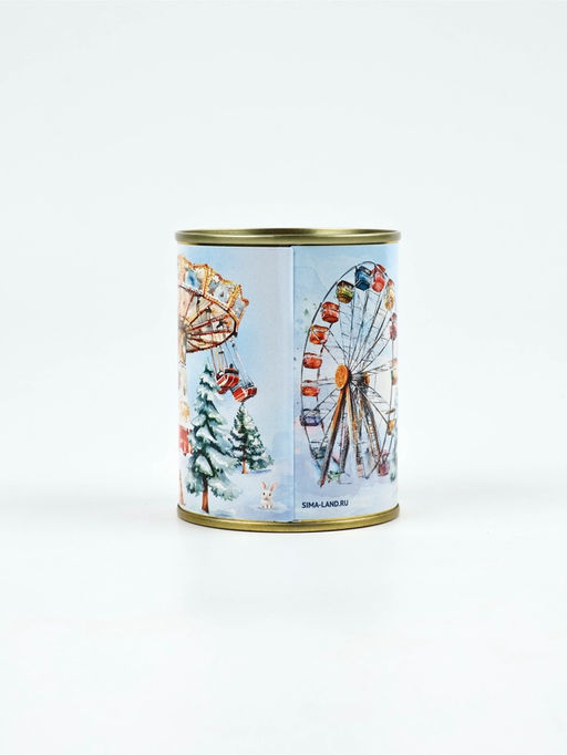 Цена за 2 шт. Копилка банка новогодняя, металл «Ярких воспоминаний»,7.5×9.5 см